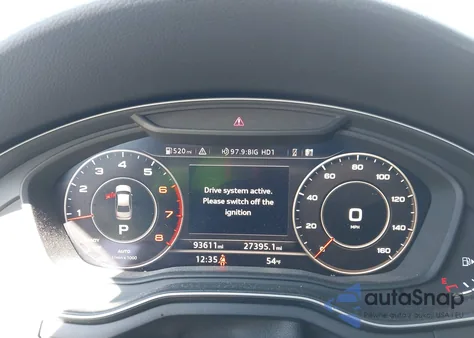 2018 Audi A4 2.0T Tech Ultra Premium/2.0T Ultra Premium from USA, damaged, VIN WAULMAF45JA168601